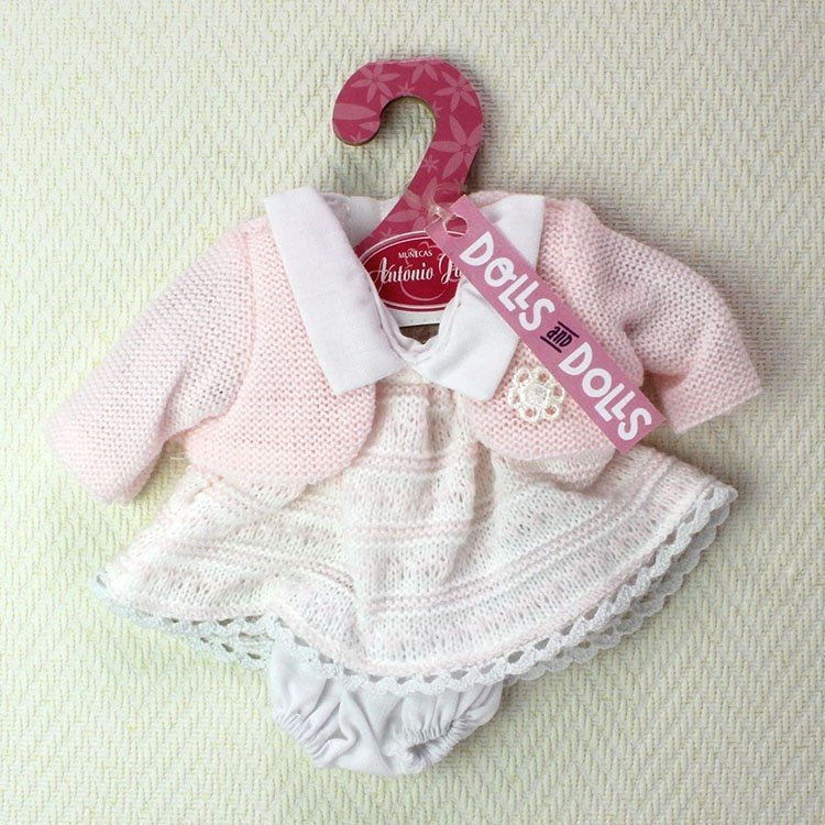 Dress pink-white with pink jacket  26-27cm