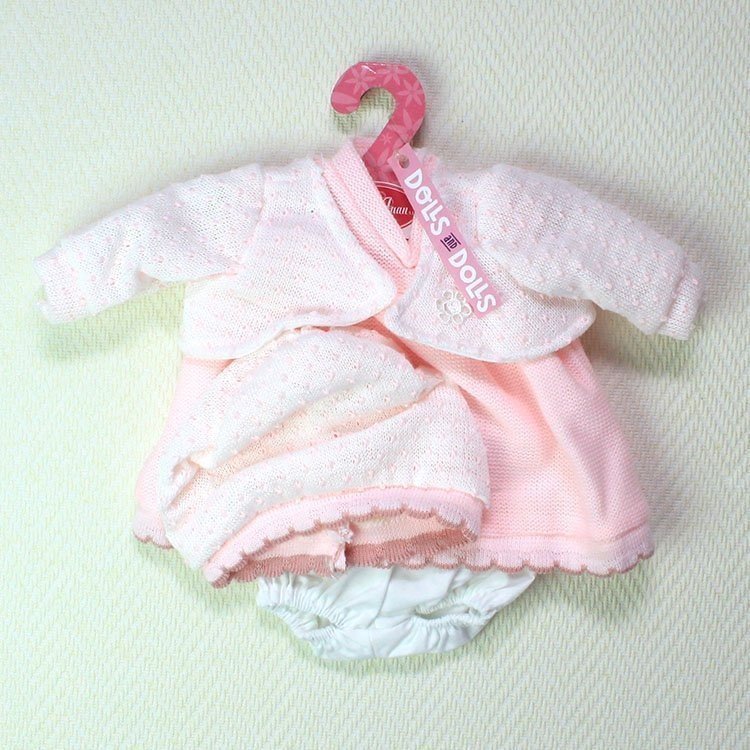 Pink set with matching jacket and hat 33-34 cm