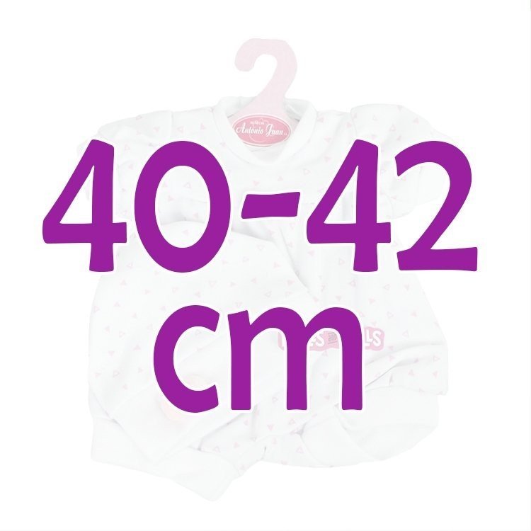 Outfit for Antonio Juan doll 40-42 cm - Triangle printed dress with hat