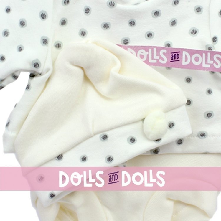 Outfit for Antonio Juan doll 33-34 cm - Printed outfit with hat