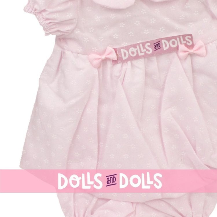 Outfit for Antonio Juan doll 40-42 cm - Printed pink outfit