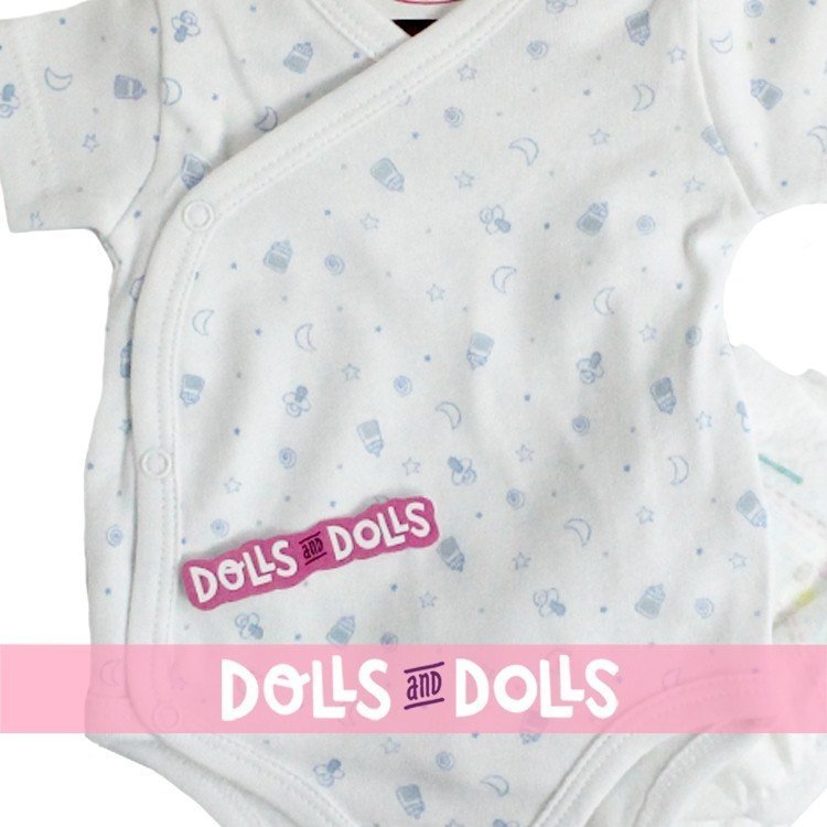 Outfit for Antonio Juan doll 52 cm - Mi Primer Reborn Collection - Printed body with nappy