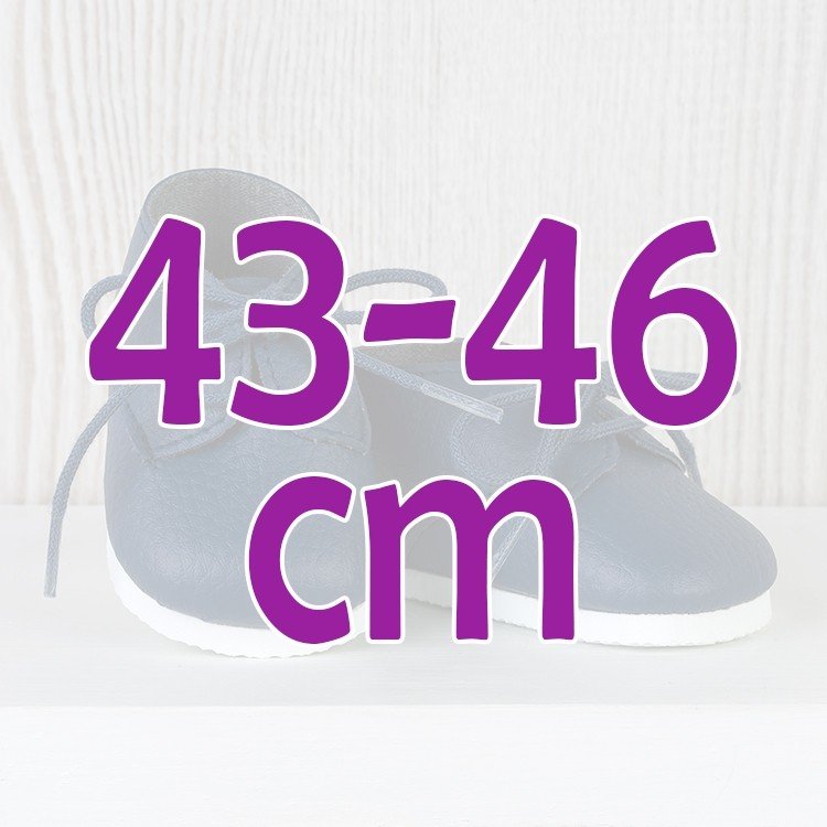 Complements for Así doll 43 to 46 cm - Navy blue shoes for María, Pablo, Leo and Limited Series doll