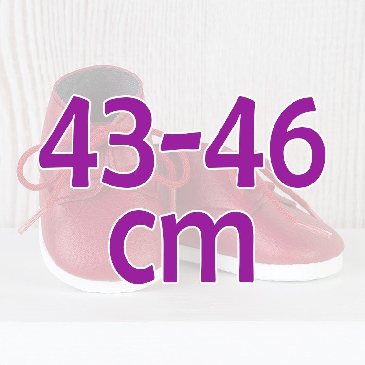 Complements for Así doll 43 to 46 cm - Red shoes for María, Pablo, Leo and Limited Series doll