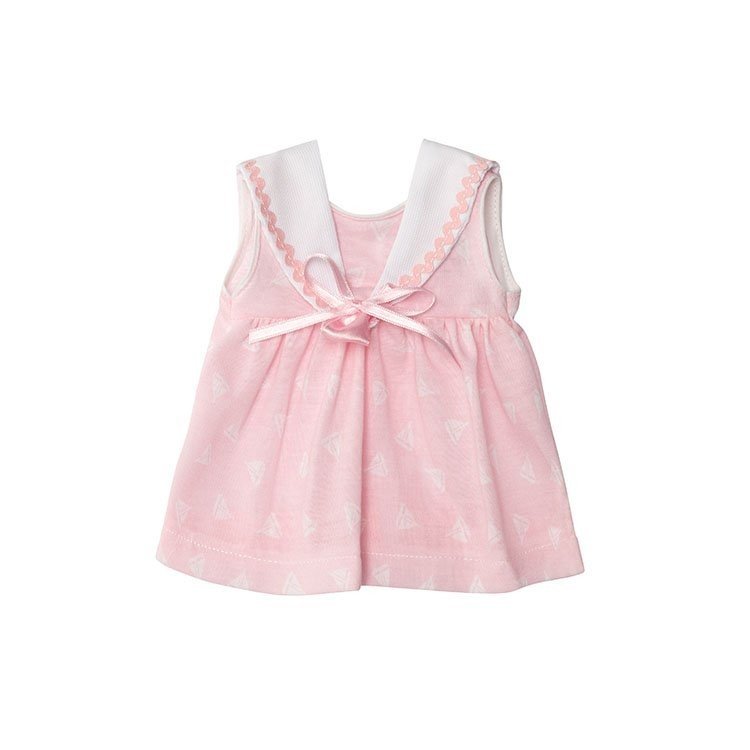 Outfit Así doll 36 cm - Pink print dress for Guille