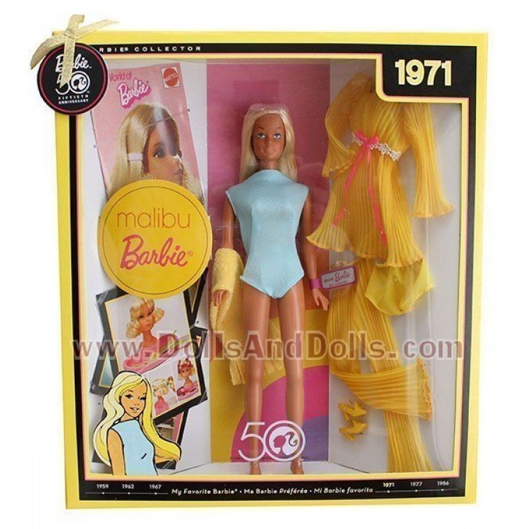My Favorite Barbie: Malibu Barbie - Year 1971 N4977 - Dolls And Dolls