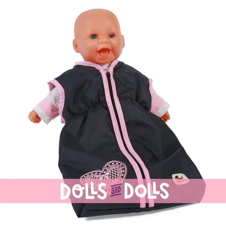 Sleeping bag for dolls to 55 cm - Bayer Chic 2000 - Navy