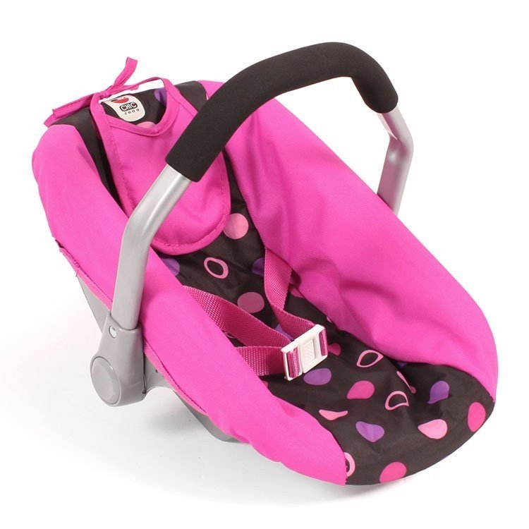 Car Seat for dolls of 46 cm - Bayer Chic 2000 - Pinky Balls