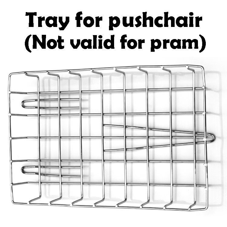 Pushchair chrome shopping tray Bebelux Big