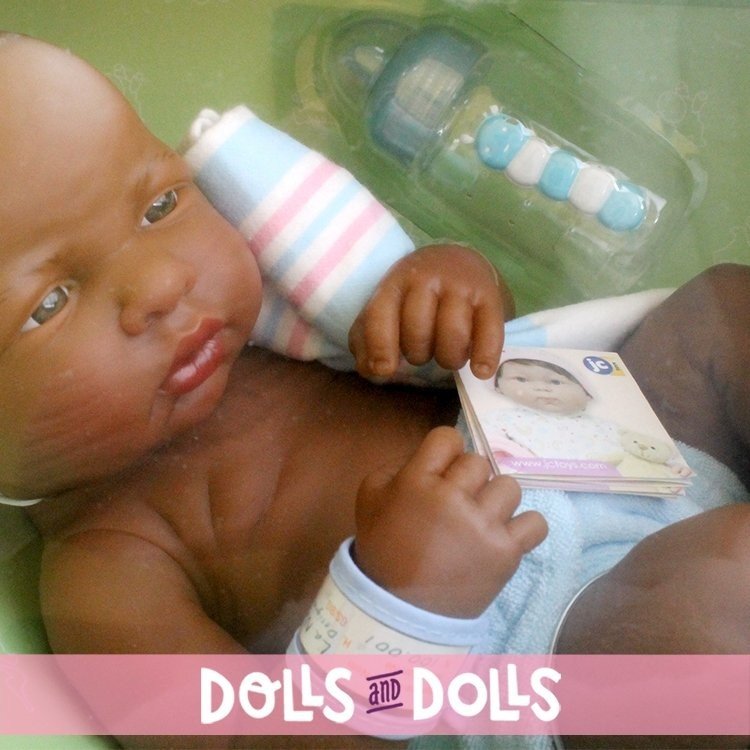 Berenguer Boutique doll 36 cm - 18506N La newborn (boy) African-American