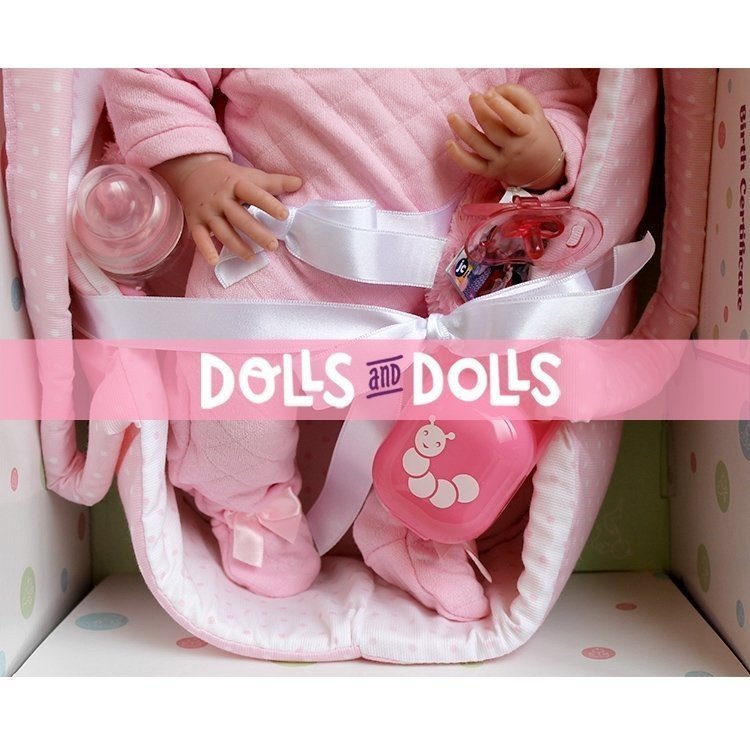 Berenguer Boutique doll 39 cm - 18785 La newborn with baby basket