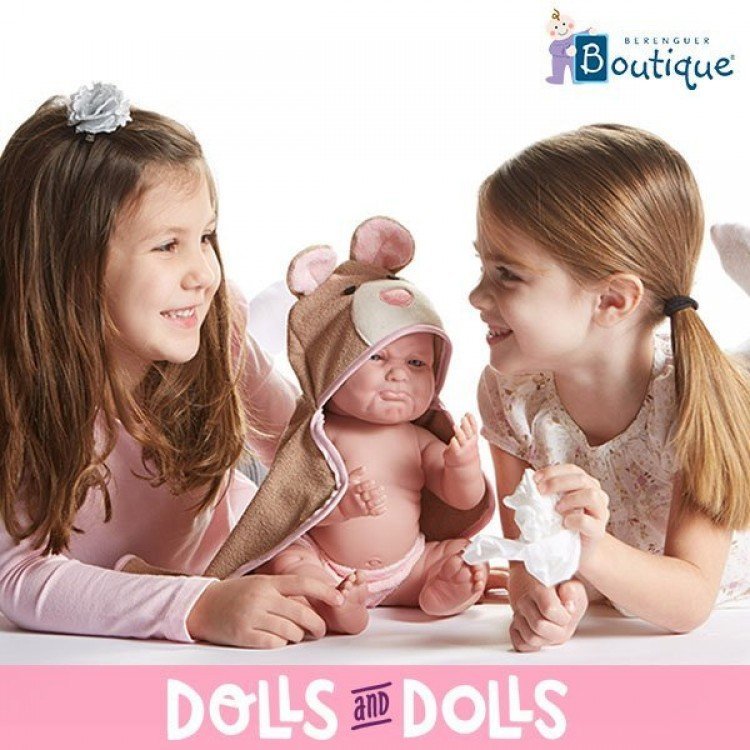 Berenguer Boutique doll 39 cm - La newborn Moments - Teddy Bear