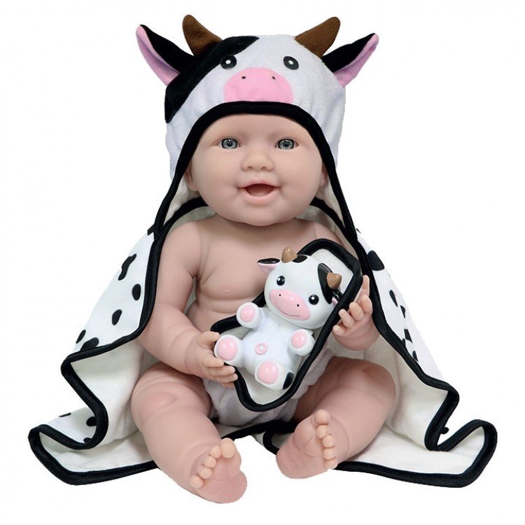 Berenguer Boutique doll 43 cm - La newborn Moments - Cow