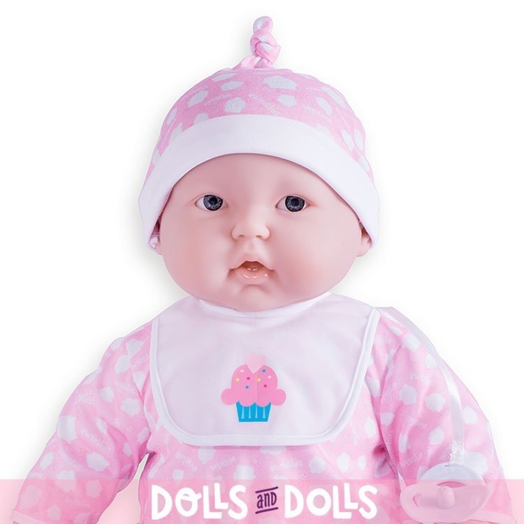 Designed by Berenguer doll 51 cm - Lots to Cuddle Babies - Huggable pink doll