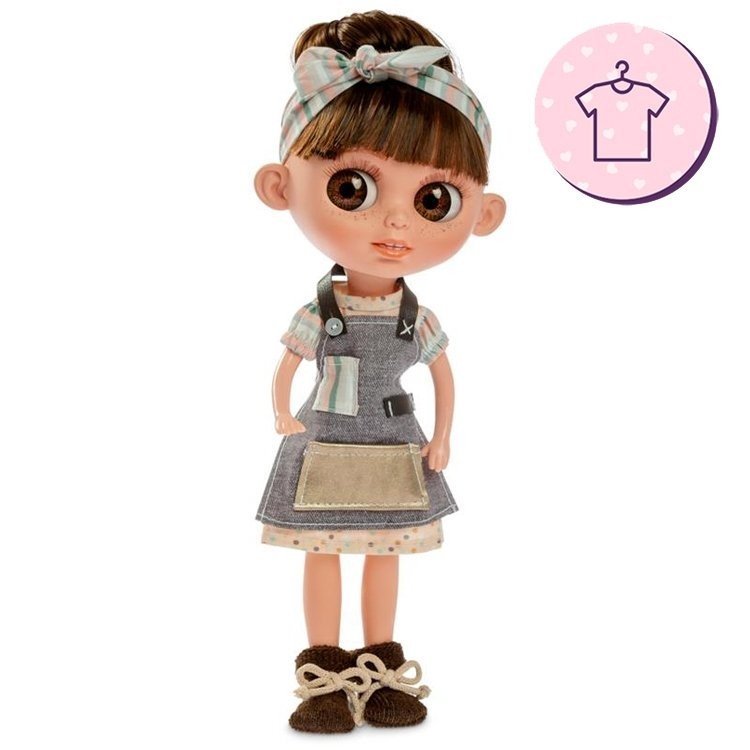 Outfit for Berjuan doll 32 cm - The Biggers - Elizabeth Reig dress