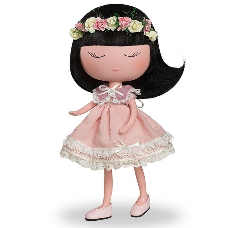 Berjuán doll 32 cm - Anekke - Nature with pink outfit