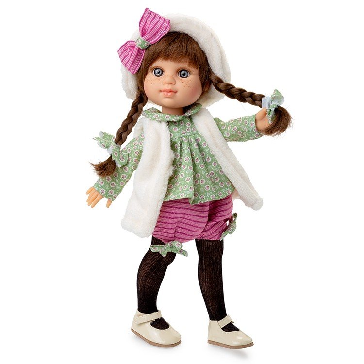 Berjuan doll 35 cm - Boutique dolls - My Girl braids with waistcoat