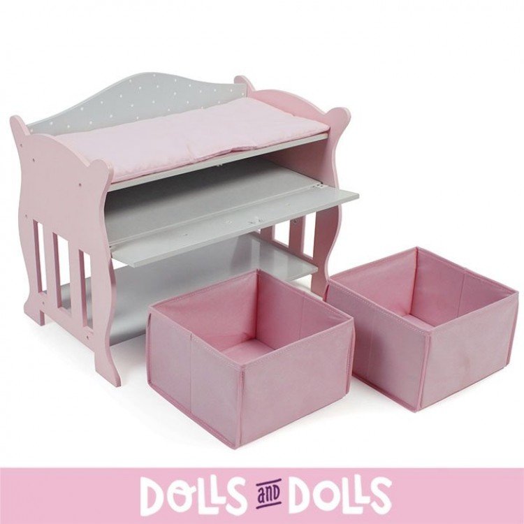 Pink changing table best sale