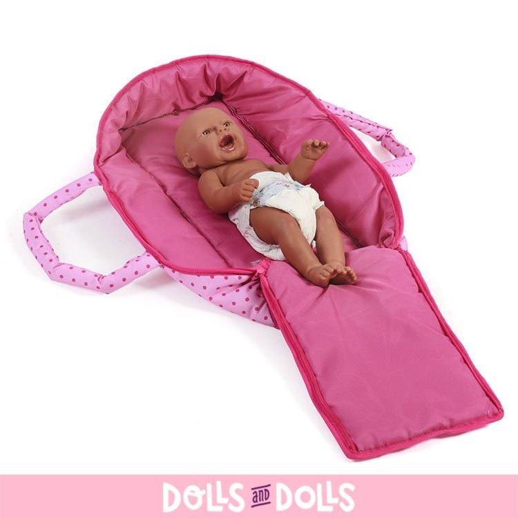 Road Star doll pram 82 cm - Bayer Chic 2000 - Dots Pink