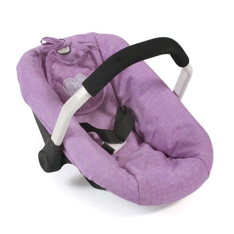 Car Seat for dolls of 46 cm - Bayer Chic 2000 - Lilac