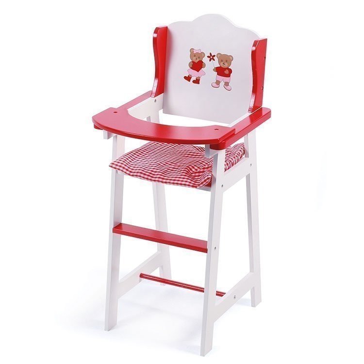 Doll wooden high chair - Bayer Chic 2000 - Bears