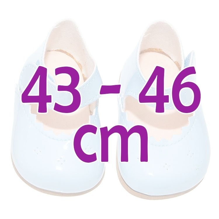 Complements for Así doll 43 to 46 cm - Light blue shoes for María, Pablo, Leo and Limited Series doll