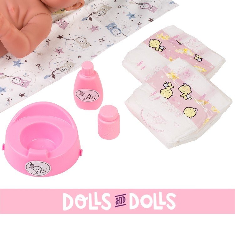 Complements for Así doll 43 cm - Changing mat and accessories set