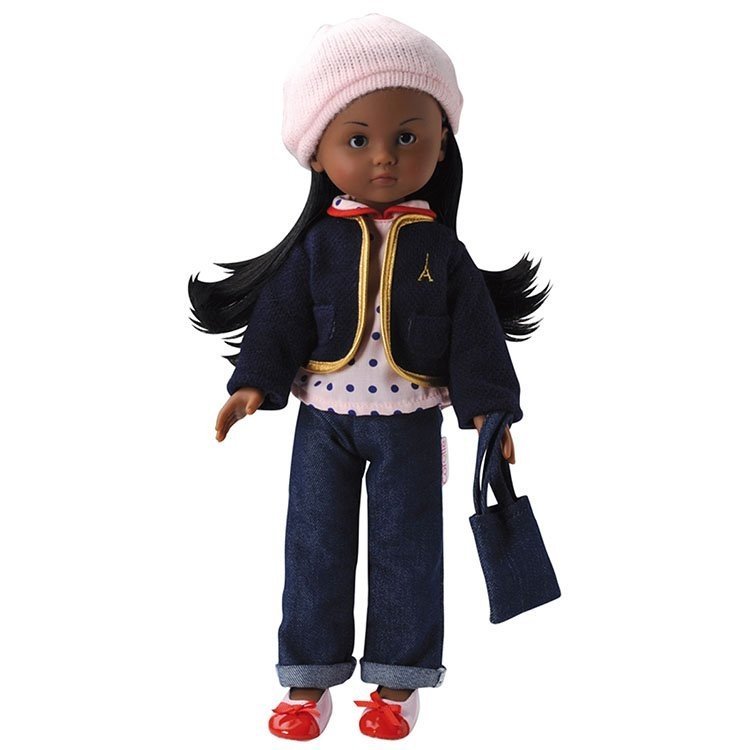 Cécile at the Eiffel Tower