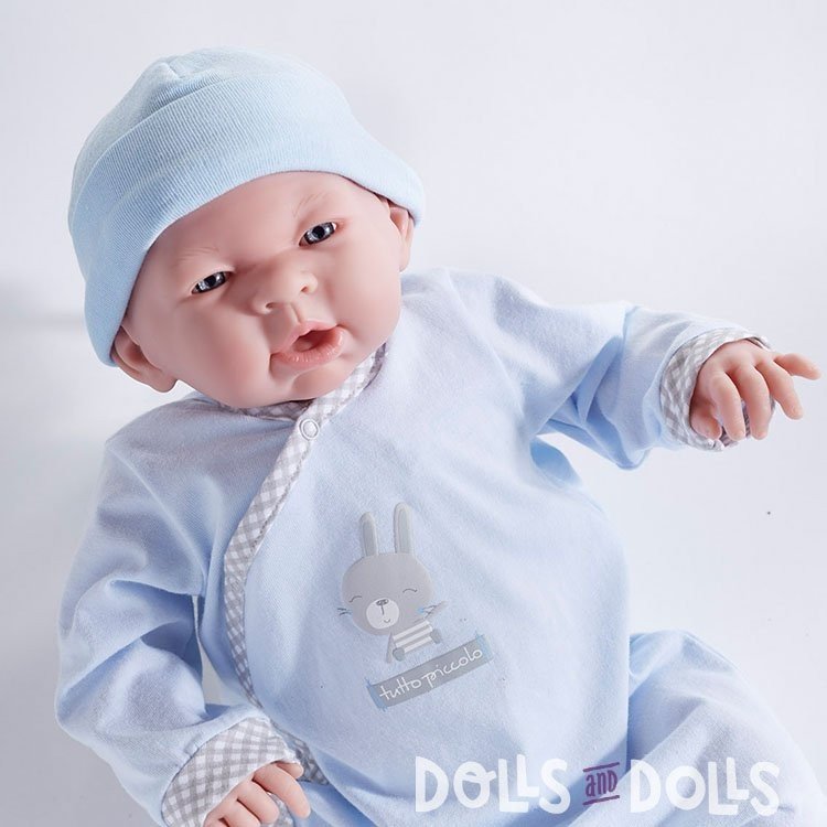 Dolls by Berenguer 51 cm - Emilio with Tutto Piccolo pajamas with bunny