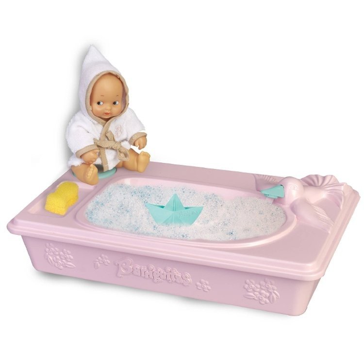 Accessories for Barriguitas Classic doll 15 cm - Bathtub with baby figure