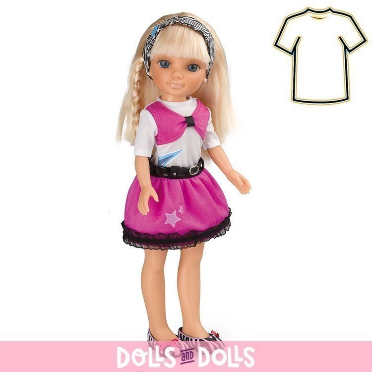 Outfit for Nancy doll 43 cm - Nancy Shopping Bag - Tie shirt