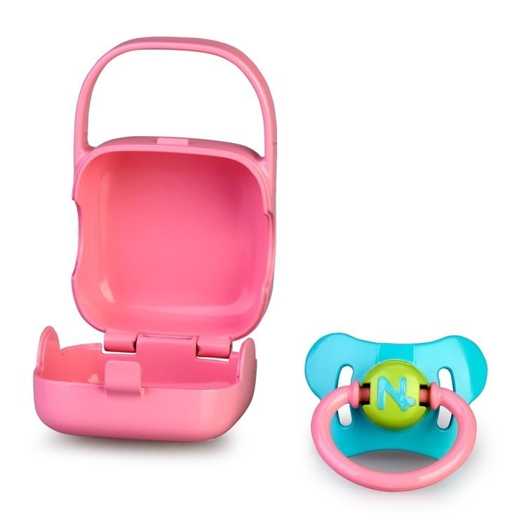 Complements for Nenuco doll - Pacifier with pink case
