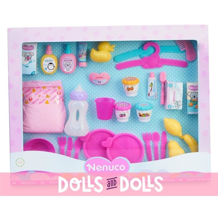Nenuco doll Complements - Mega accessories pack - Dolls And Dolls