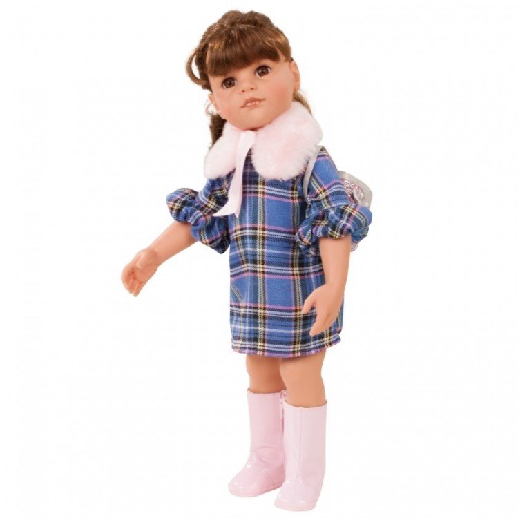 Outfit for Götz doll 45-50 cm - Combo Blue Check