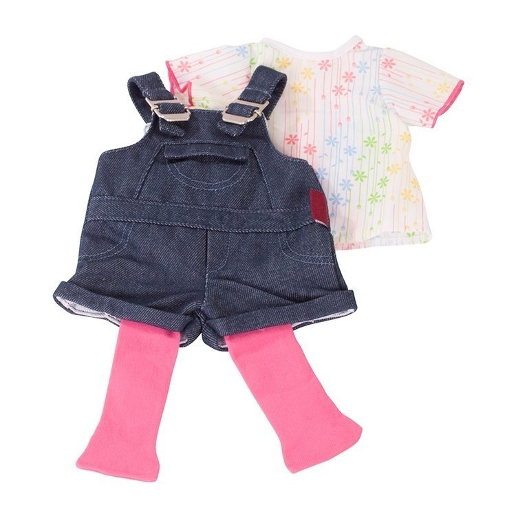 Outfit for Götz doll 45-50 cm - Denim Dungarees