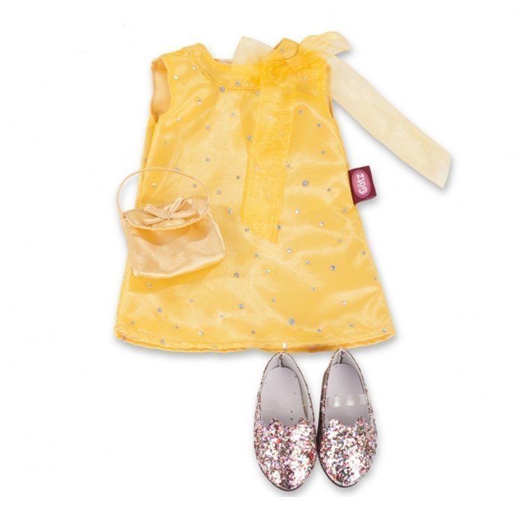 Outfit for Götz doll 45-50 cm - Golden girl set