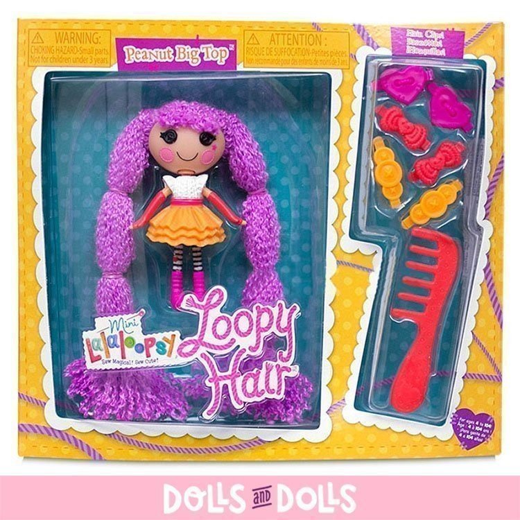 Lalaloopsy doll 7.5 cm - Mini Lalaloopsy Loopy Hair - Peanut Big Top