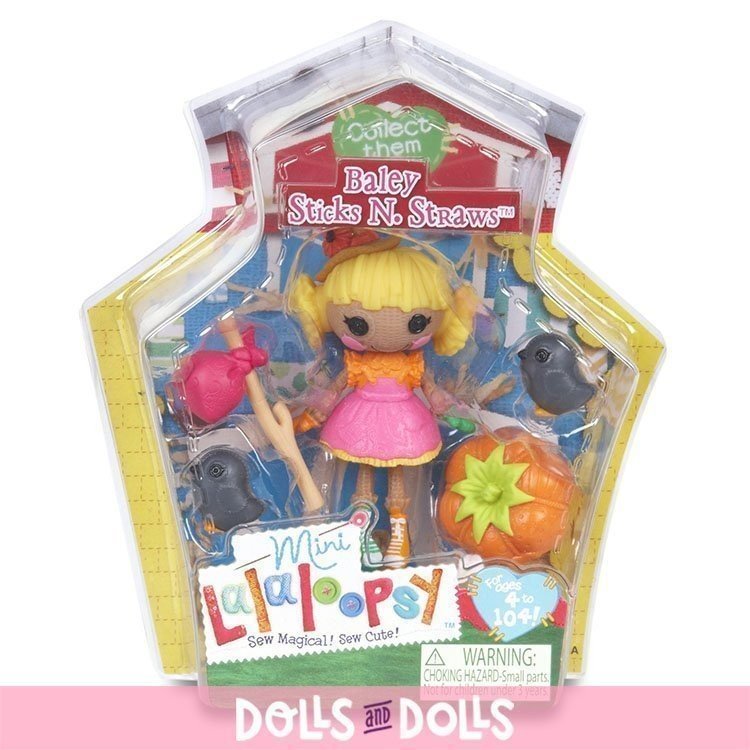 Lalaloopsy doll 7.5 cm - Mini Baley Sticks N. Straws