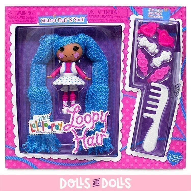 Lalaloopsy doll 7.5 cm - Mini Lalaloopsy Loopy Hair - Mittens Fluff 'N' Stuff