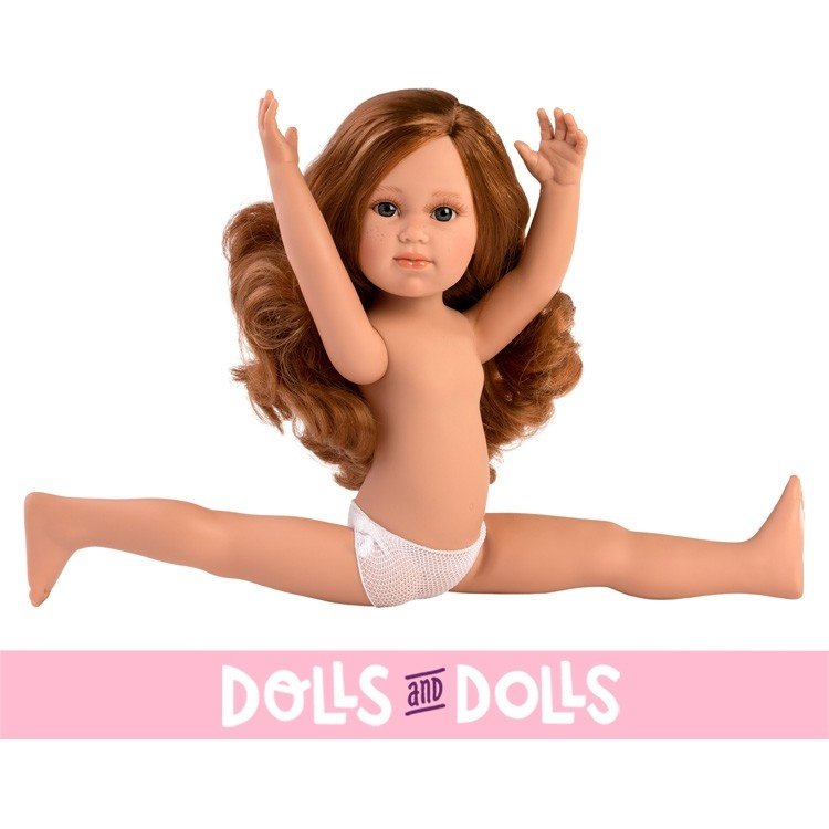 Llorens doll 42 cm - Abril multipositionable without clothes