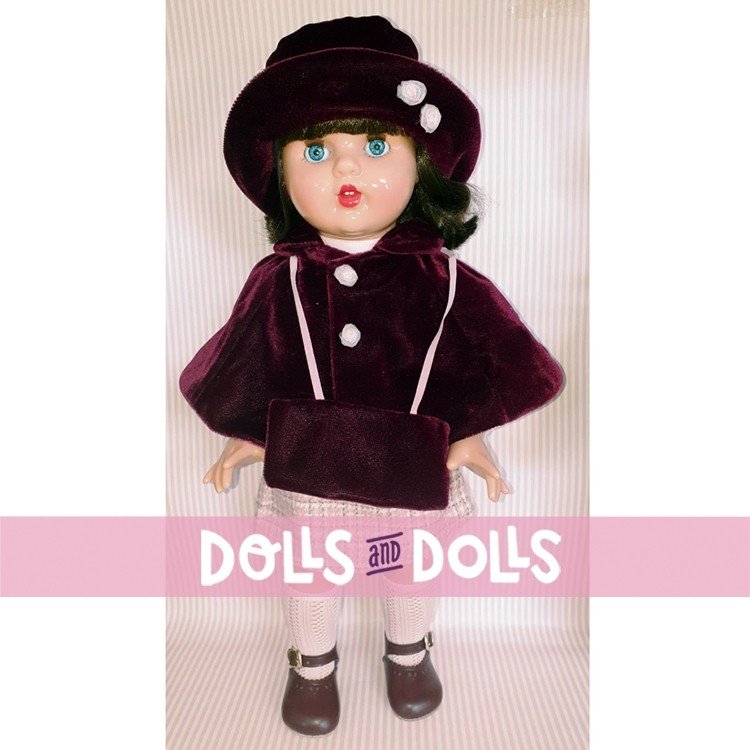Mariquita Pérez Doll 50 cm - With fuchsia coat set 