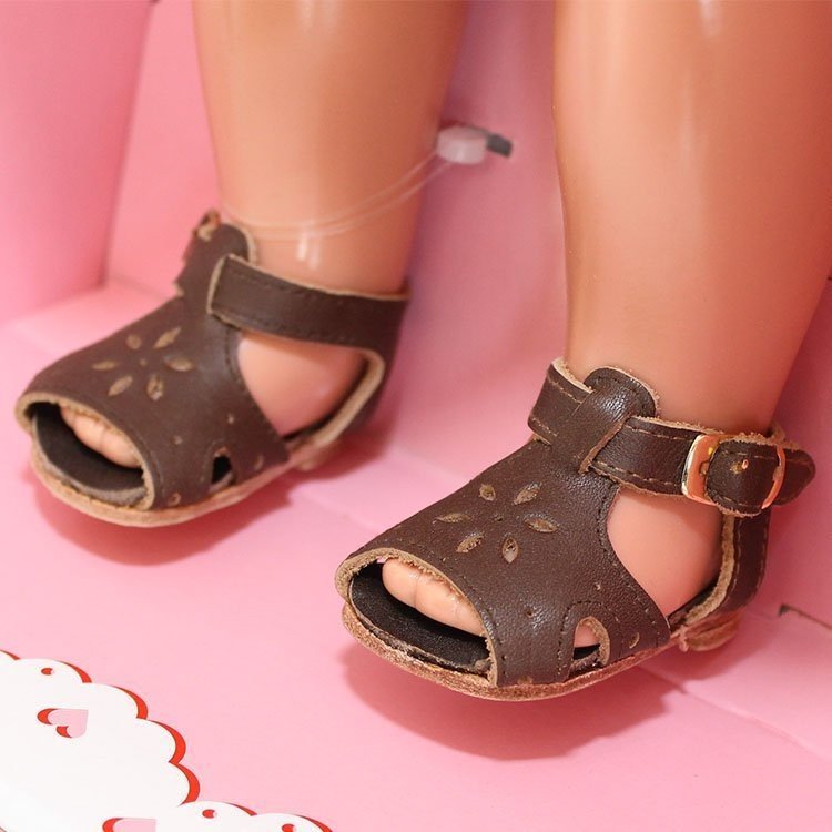 Complements for Mariquita Pérez doll 50 cm - Brown sandals
