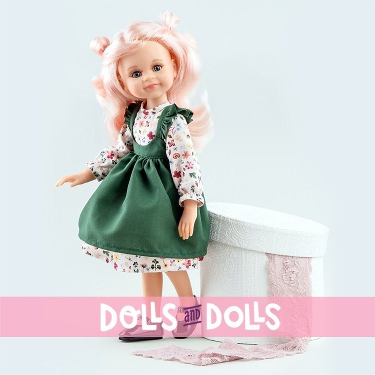 Paola Reina doll 32 cm - Las Amigas Articulated - Cleo with flower dress