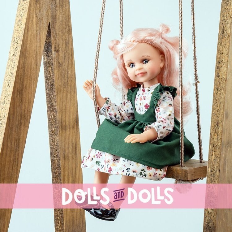 Paola Reina doll 32 cm - Las Amigas Articulated - Cleo with flower dress