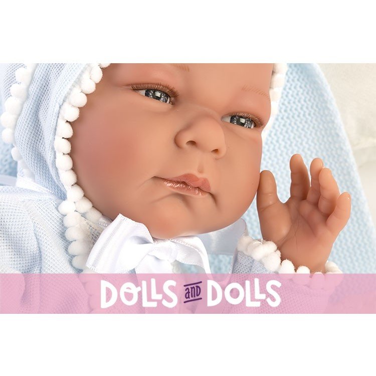 Así doll 46 cm - Beltrán, limited series Reborn type doll