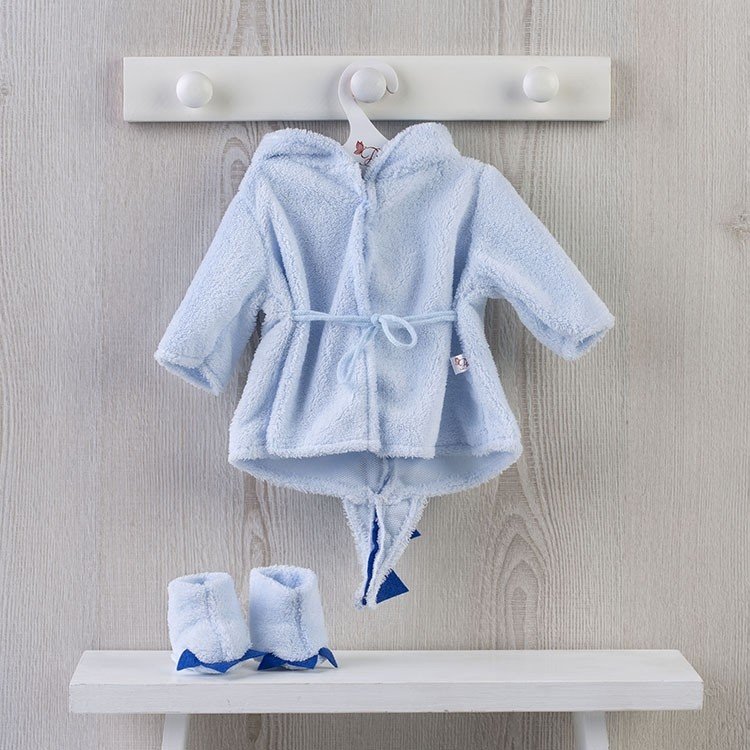 Outfit for Así doll 46 cm - Blue dragon bathrobe with sneakers for Leo doll