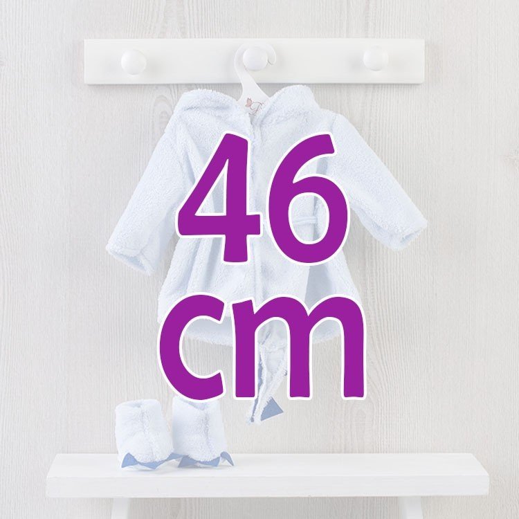 Outfit for Así doll 46 cm - Blue dragon bathrobe with sneakers for Leo doll