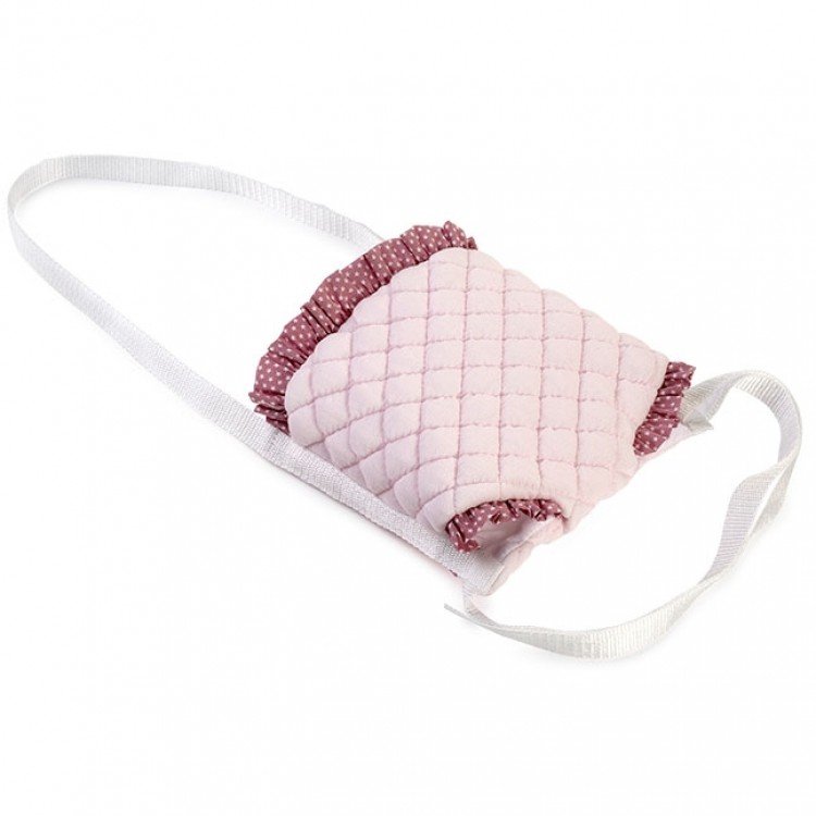 Complements for Así doll - Pink doll carrier with white stars