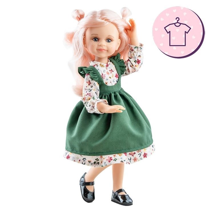Outfit for Paola Reina doll 32 cm - Las Amigas - Cleo flower dress