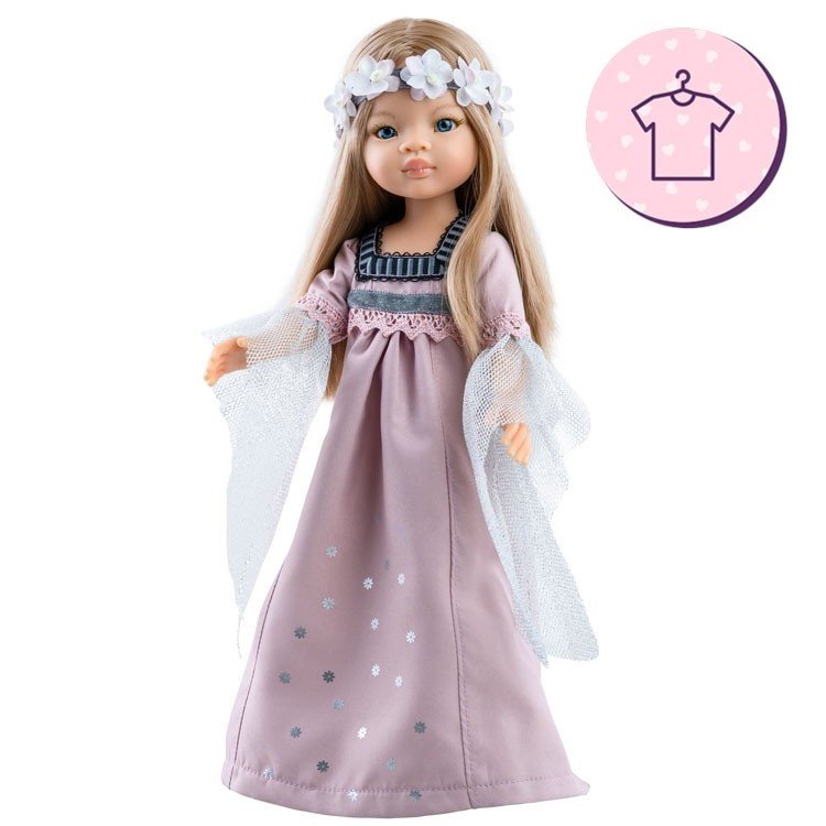 Outfit for Paola Reina doll 32 cm - Las Amigas - Manica epoch dress